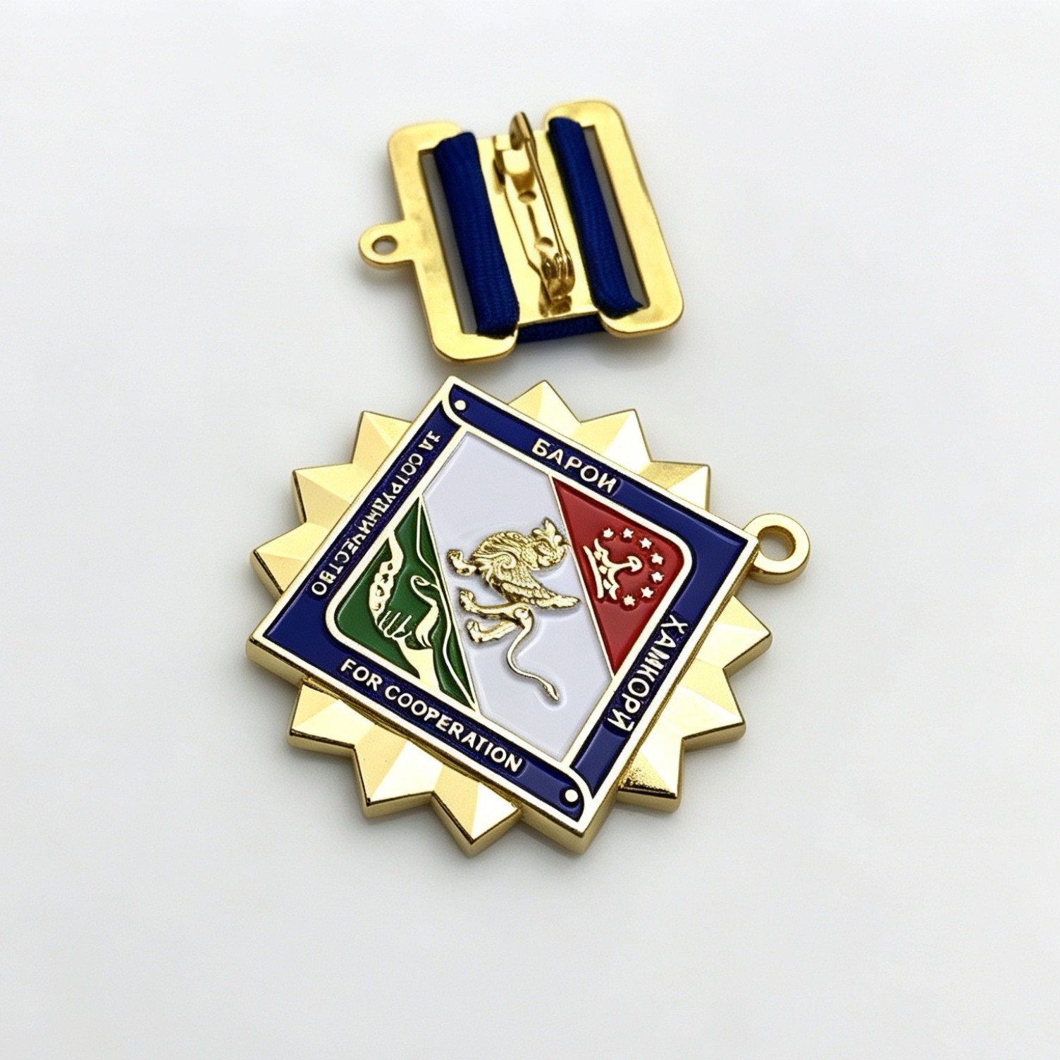  Low MOQ Custom Engraved Metal Commemorative Sports Award Medals