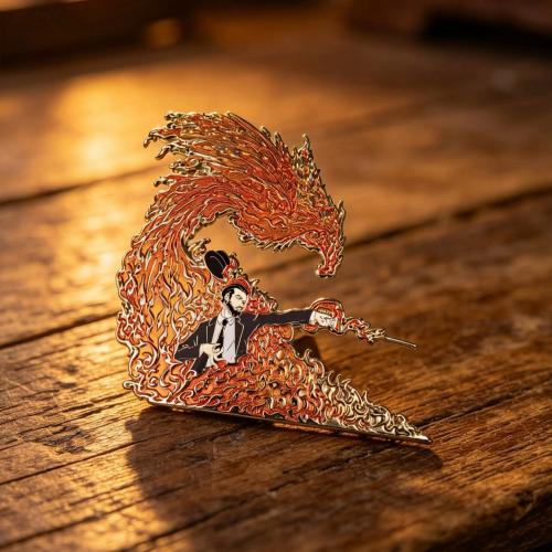 Custom Wizard Hard Enamel Lapel Pin Zinc Alloy Badge