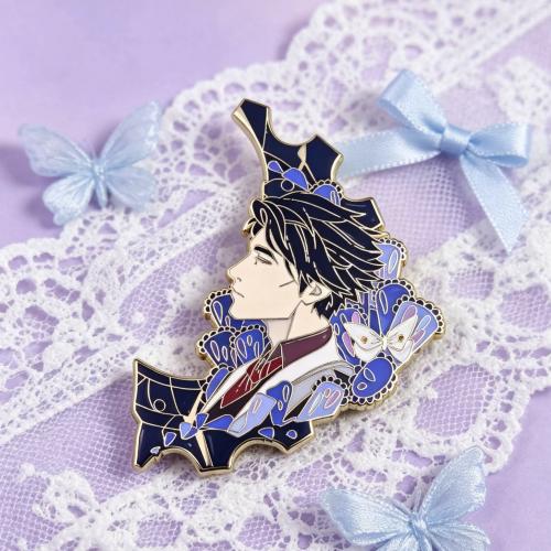  Handsome Anime Male Hard Enamel Lapel Pin