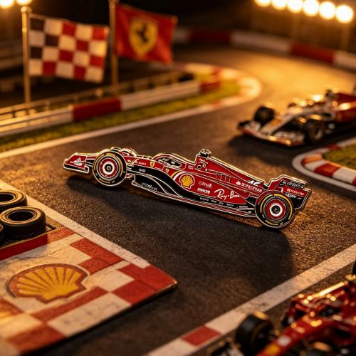 F1 Racing Car Hard Enamel Lapel Pin Sport Badge