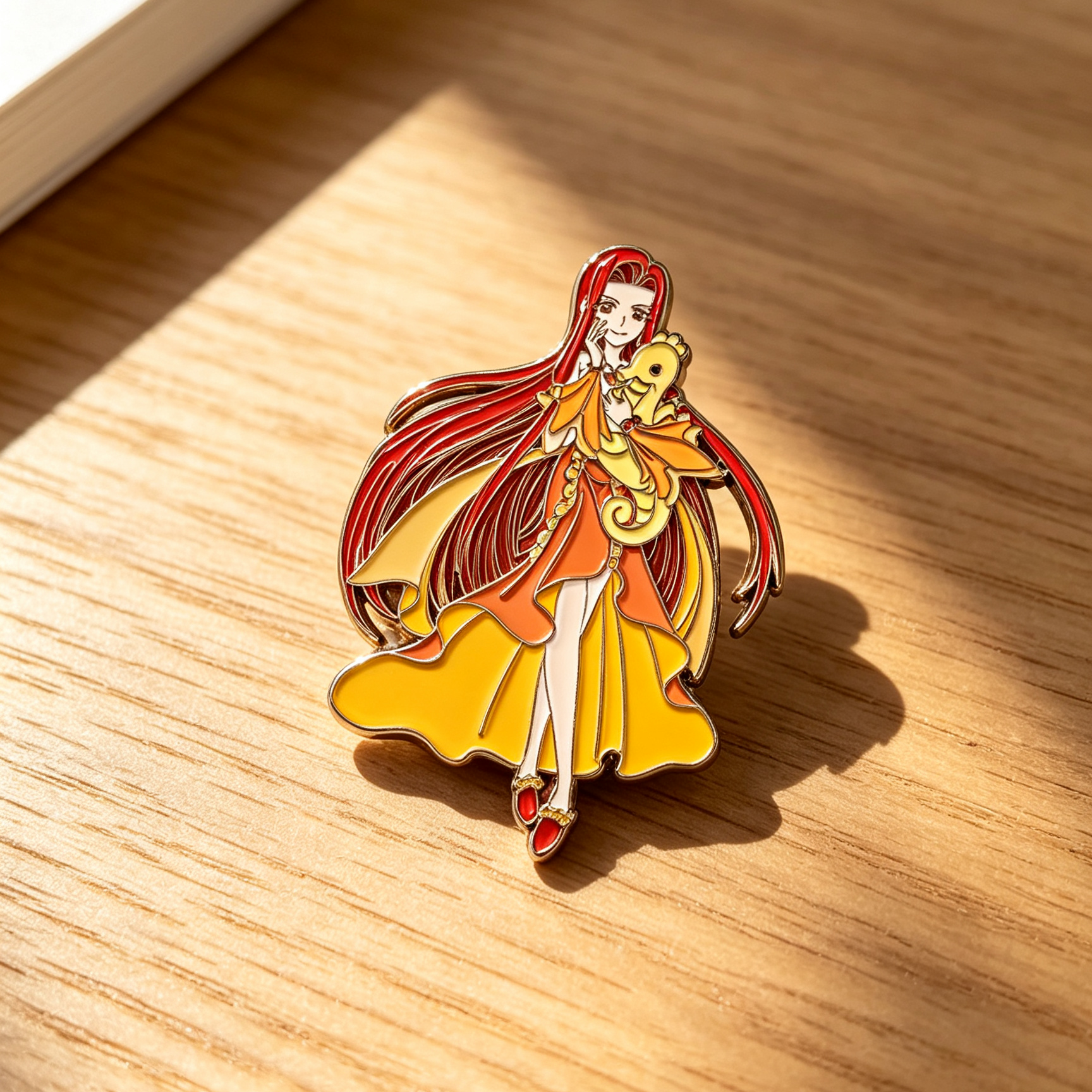 Dark Tone Anime Couple Soft Enamel Lapel Pin