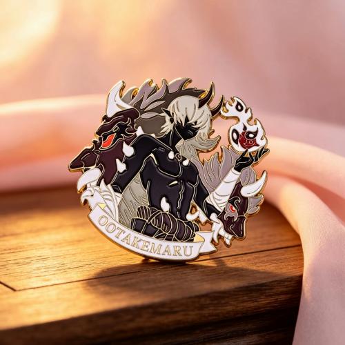 Japanese Demon Ootakemaru Hard Enamel Lapel Pin